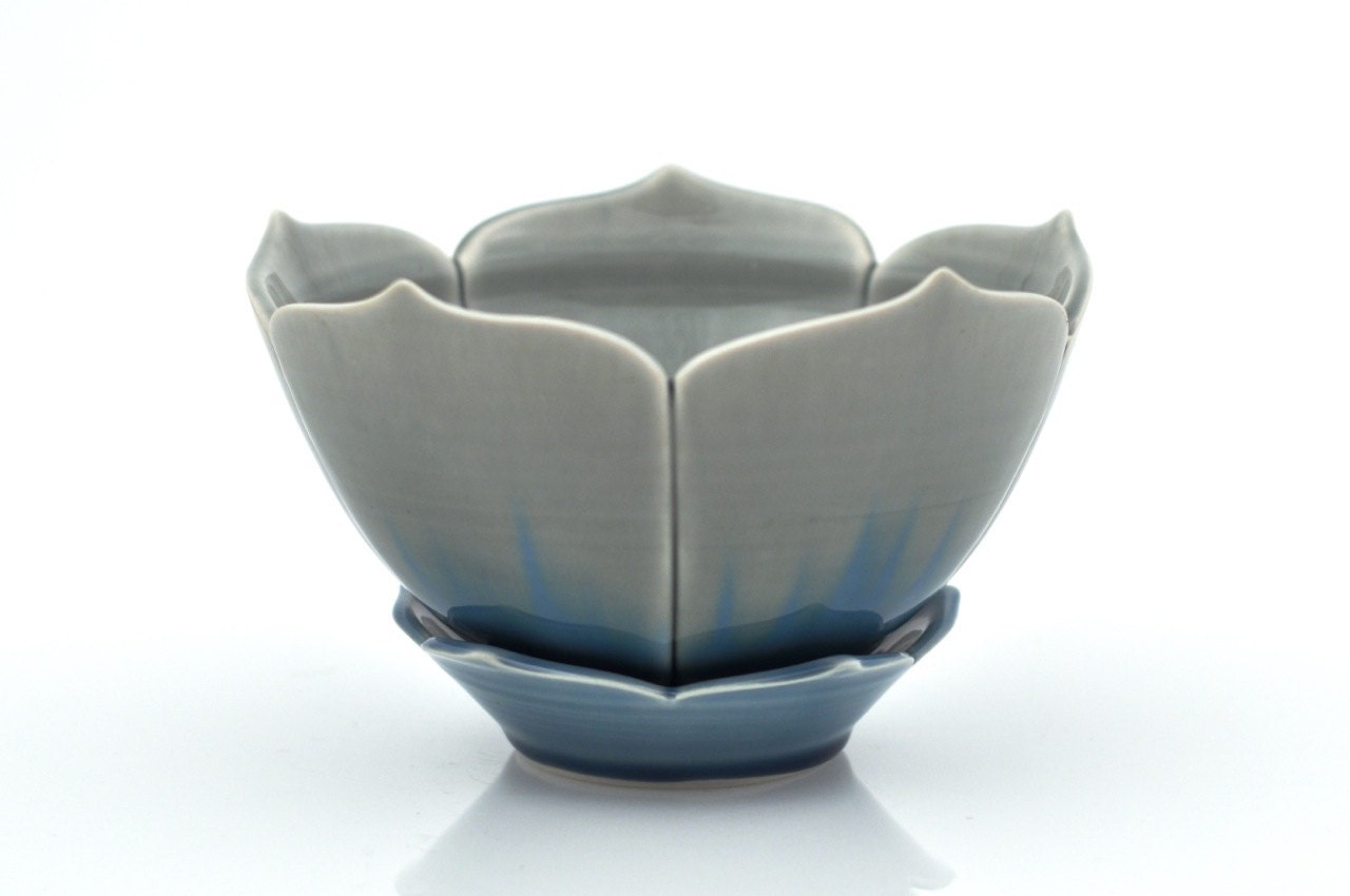 Blue and Grey Medium Planter