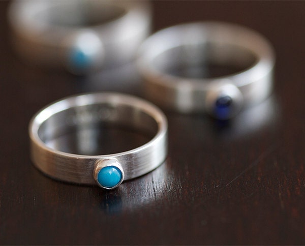 Birthstone Name Ring
