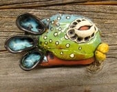 Ceramic Fish with bubbles