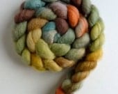 BFL Wool Roving - Hand Painted Spinning or Felting Fiber, Interiors