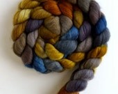 Polwarth/Silk Roving - Hand Painted Spinning or Felting Fiber, Gypsy