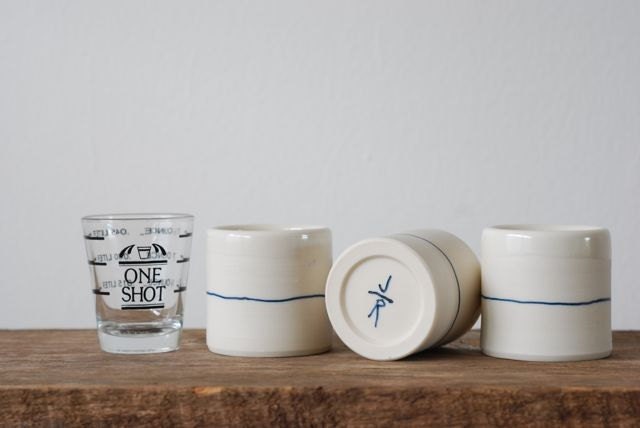 Discounted Porcelain Shot Cups, Set of 3