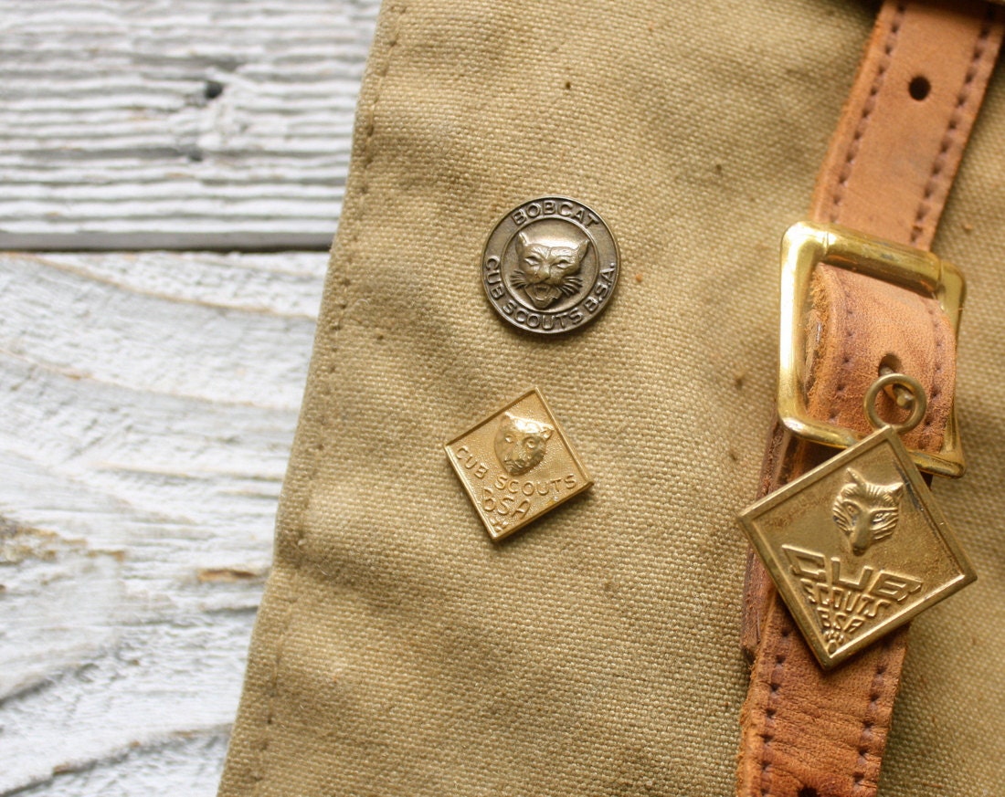 Vintage Cub Scout Pins and Charm
