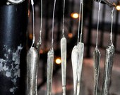 FREE SHIPPING - Beautiful, Silver Plate Gravy Boat Wind Chime