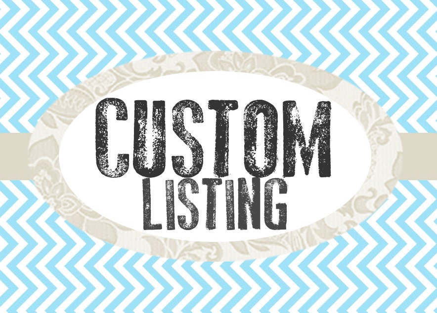 Custom Listing for Debbi G.