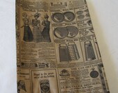 Newspaper Gift Bags 6 x 9 Pack 100 Paper Gift Bags