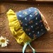 Vintage Inspired Baby Sun Bonnet READY TO SHIP in 12-18 Month