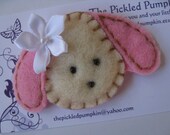 Allie the Puppy Felt Clip