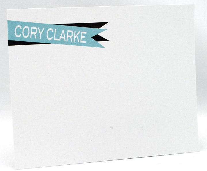 16 Personalized Flat Notes Makes the Perfect Gift Set of 16