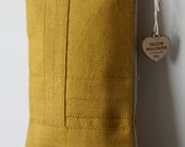 MidCent Wristlet- Purple Or Mustard Linen--new colors coming soon