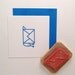 Snail Mail Rubber Stamp