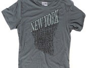 New York City T Shirt in Men's Grey S, M, L, XL