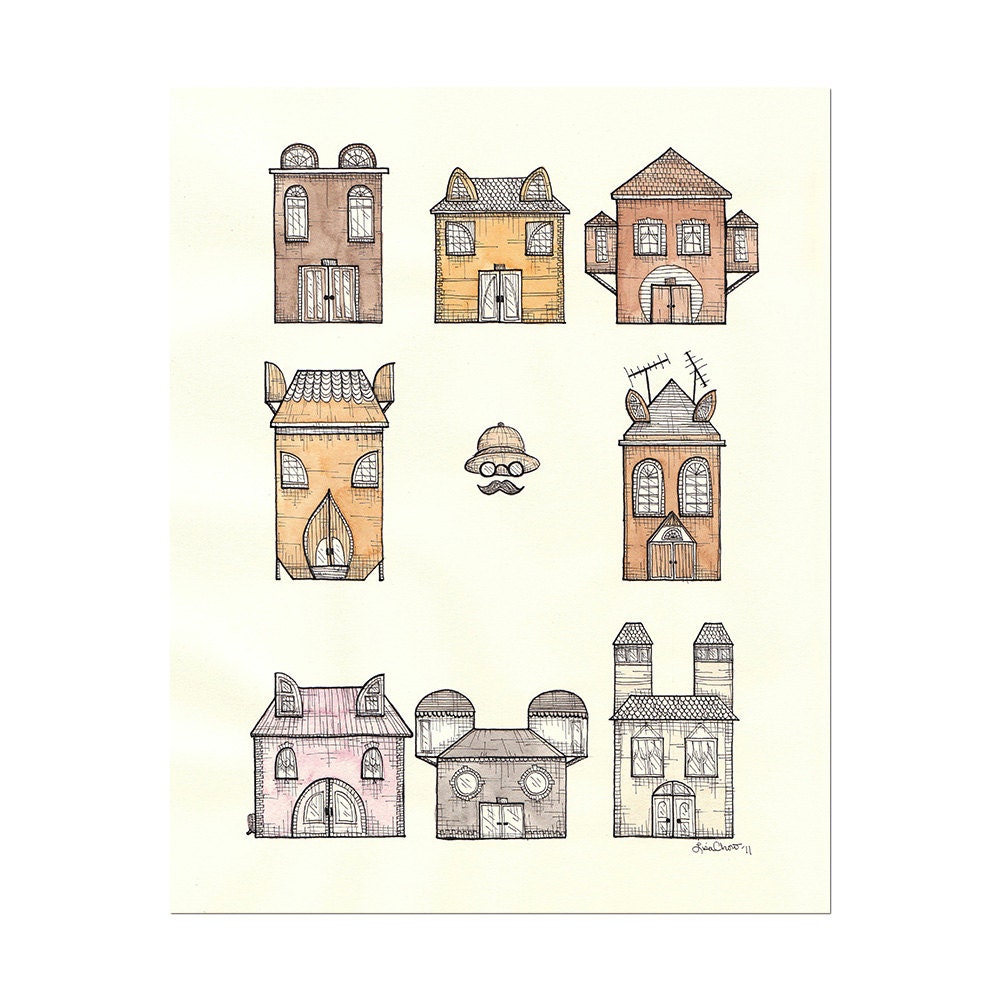 Menagerie Print - 8x10