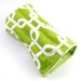 Heat Pack Wrist Warmer, Wrap for Wrist, hot or cold pack, microwave wrap for wrist, green white geometric