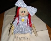 18"  Handmade Cloth Doll