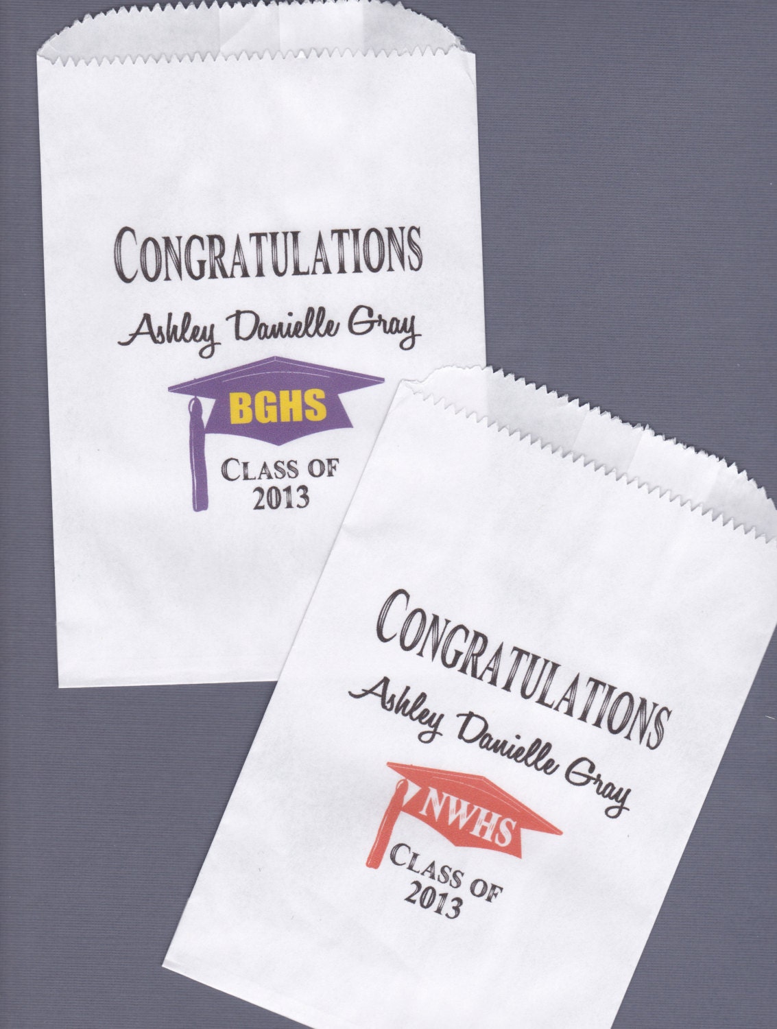Graduation, Candy Buffet Bag, Favor Bags, Cookie Bar, Treat Bags, Personalized Bags, Graduation Party, Graduation Favor 75 bags