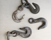 metal farm hooks / set of four