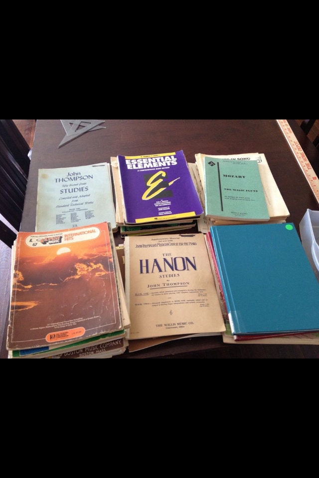 Vintage Sheet Music Books
