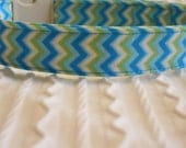 Custom Dog Collar in Mini Chevron Design Sizes XS to XL