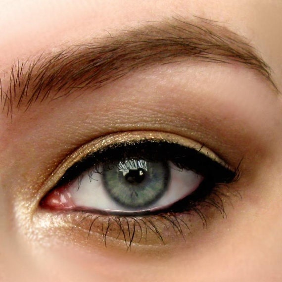 On Sale Three All Natural Mineral Cream Eye Shadow Pots Gypsy Gilda and Treasure Acne Safe Makeup Non-Comedogenic