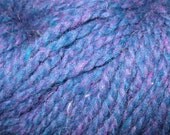 Peace Fleece - Knitting Wool Mohair - Deep Violet - Warm Wool from a Cold War - Worsted Weight