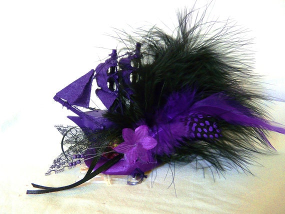 Small Galleon Fascinator - Hairpiece -Hat -Headpiece