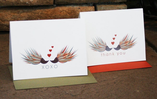 Buy gift tags and printable cards - Printable Cards - Porcupine notecard , flat notecard and folded gift tags