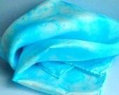 Waldorf Toy - The ORIGINAL Variegated Landscape Play Silk, Water (22" Large)  -  Mermaid Tales