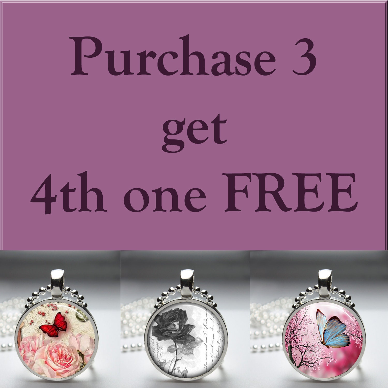Glass Dome Pendant-Buy 3 Get 1 Free Pendant Special
