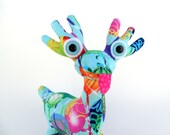Cute Plush Toy, Monster Alien Stuffed Animal by Adopt an Alien named Popper
