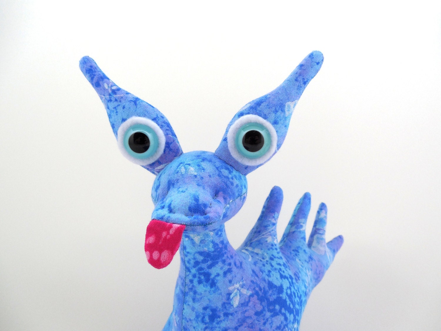 Cute Monster Plush, Sci Fi Stuffed Alien Toy by Adopt an Alien named Arianna