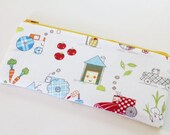 happy little farm zipper pouch.