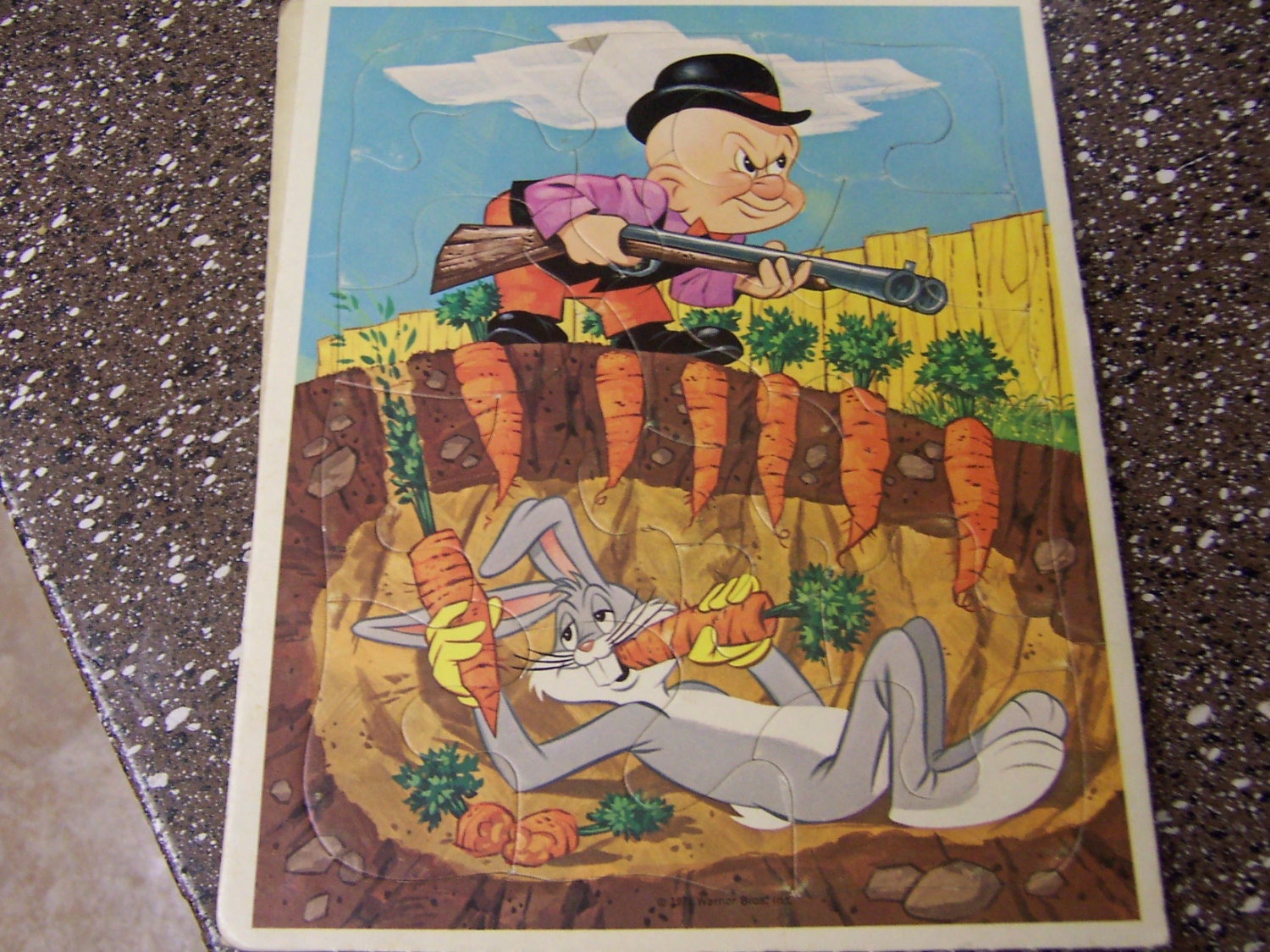 1971 Warner Bros Inc Bugs Bunny Frame Puzzle