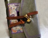 Shiny Leather Journal with Bells