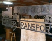Custom Text Semi and Trailer (G18)