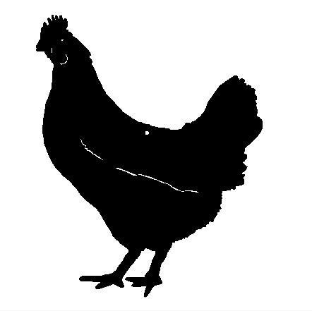 Hen Metal Wall Art ()