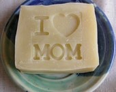 Lavender Patchouli Mint Soap -  I Heart MOM Soap - Mother's Day Gift Soap - Cold Process Soap - Vegan Soap