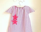 Girls Dress - Toddler Dress - French Style - Sizes for Babies, Toddlers and Girls from 1T to 6Y