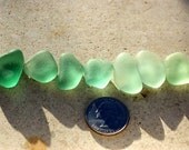 AQUA SEAFOAM seaglass supplies for jewelry.