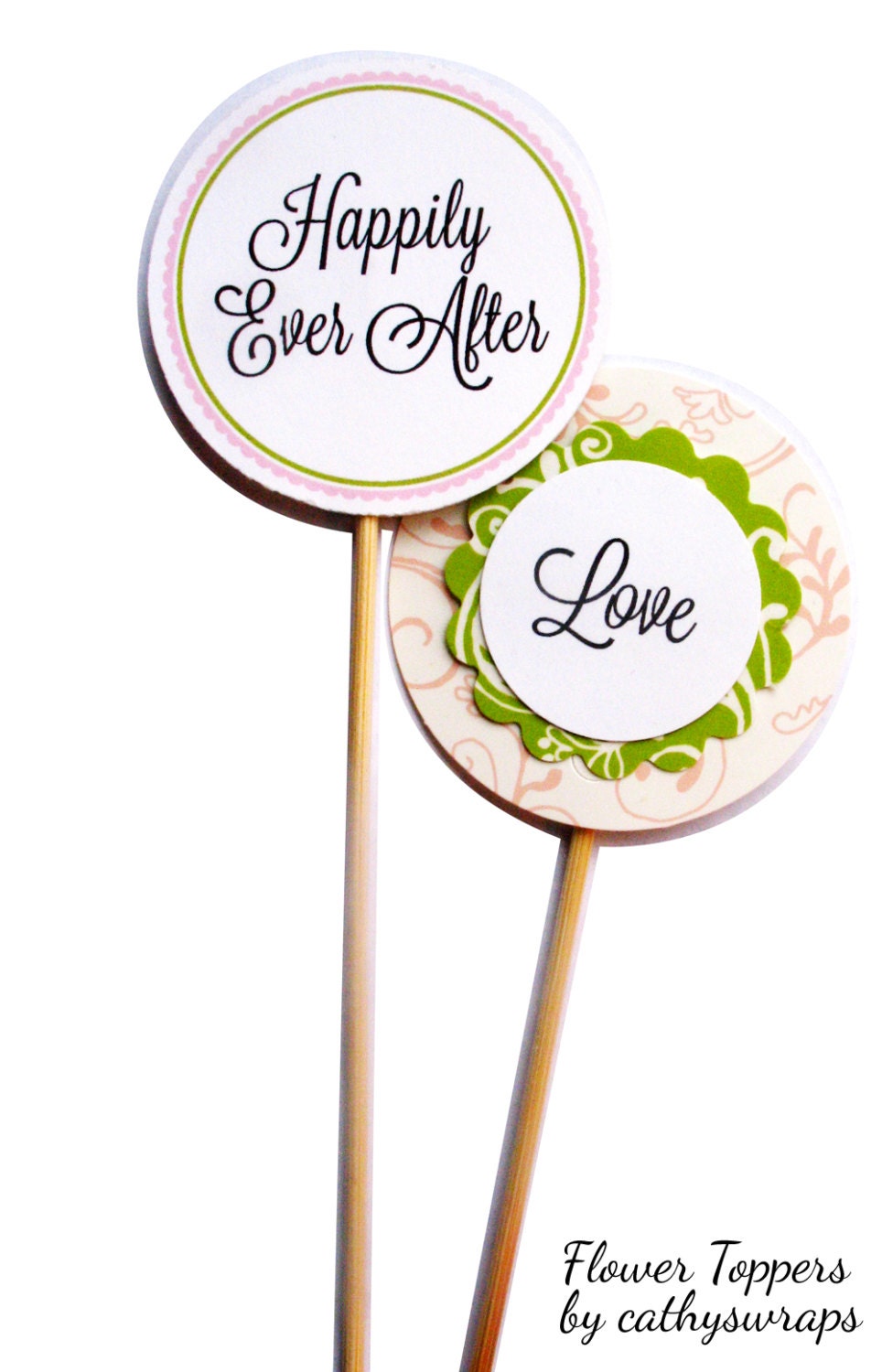 10 Flower Vases & Pots - Graduation Party Decorations and Centerpieces, Baby and Bridal Shower Decorations and Cute Wedding Flower Pots