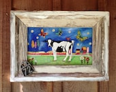 Old 72 Dairy Cow Farmhouse Decor