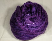 Bombyx Cultivated Silk Combed Top - Violet - 1oz (pic not perfect)