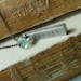 Love You Always Custom Hand Stamped Aluminum Bar Pearl and Peruvian Blue Quartz Necklace by MyBella