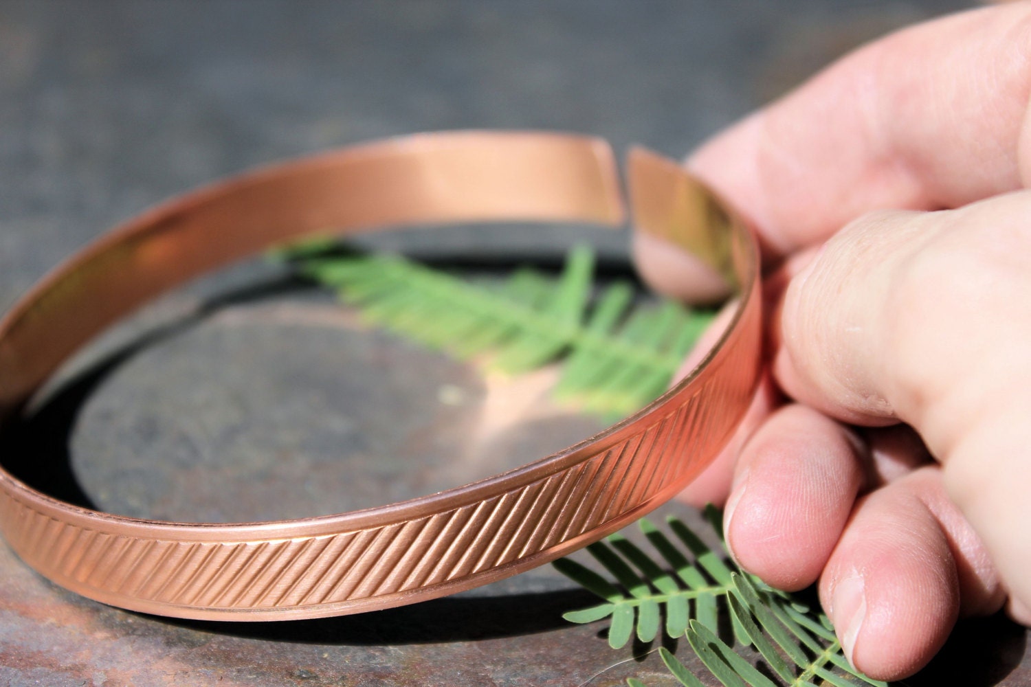 Blazing Hot Copper Upper Arm Cuff