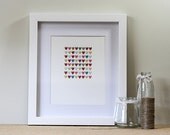 Full of Hearts - A4 Print - Wedding Gift - Nursery Artwork