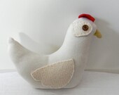 White Wool Farm Hen