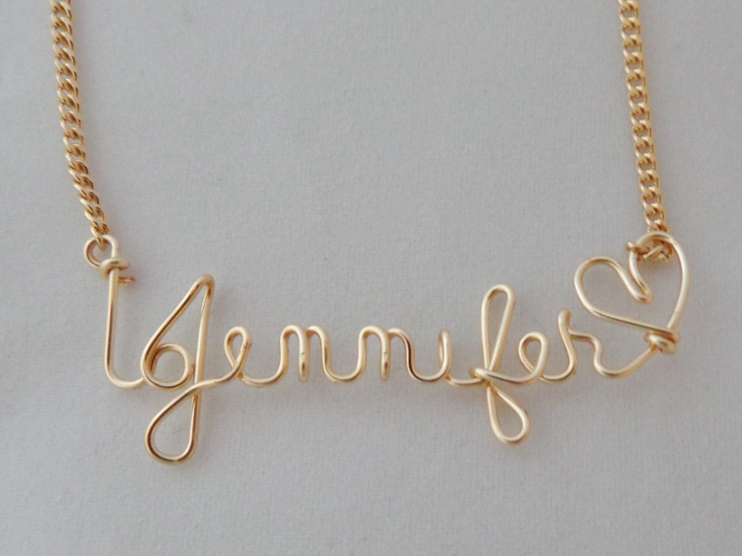 Name Necklace with heart.....