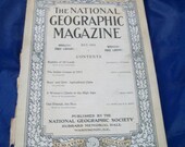 1911 July National Geographic Magazine For sale