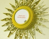 Sunburst Photo Frame, Made from Aluminum Can