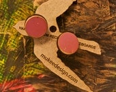 Reclaimed Skateboard Stud Earrings